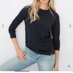 KULE Hello, New York Navy Long Sleeve Tee